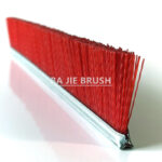 Polypropylene seal brush with red bristles