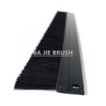 H profile rack cabinet seal brush with black bristles