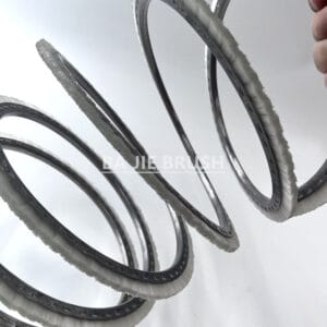Reinforced Auger Flight Spiral Brush