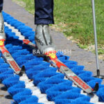 Blue PBT dry ski slope surface mat