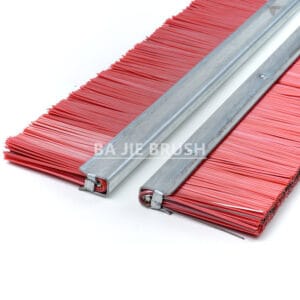 Concrete Block Machine Cleaning Brush with Poly and Flat Wire