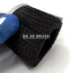 Circular cup brush seal with dense bristles