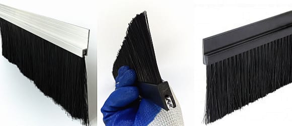Custom brush seal for dust control