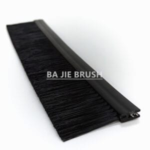 Flexible Rack Cable Entry Brush with Clip-On Rubber Profile