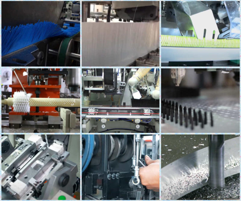 Industrial brush manufacturing equipment and production processes at BaJie Brush
