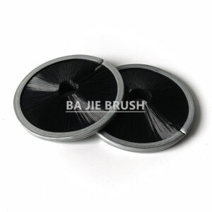 Inside Disk Brush with Inward-Facing Bristles