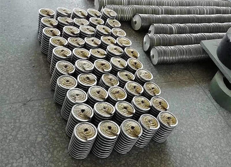 Batch of inside spiral coil brushes manufactured for wire processing lines