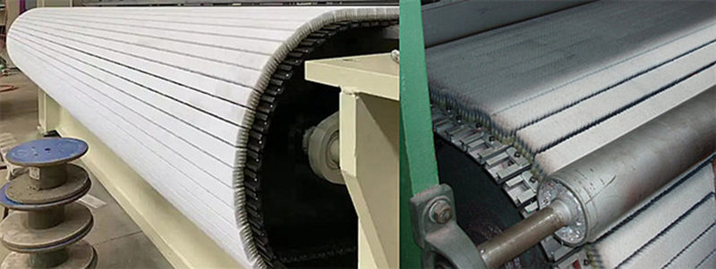 Velour needleloom brush conveyor for nonwoven textile production