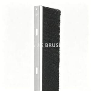 Vertical Brush Strip for Server Racks with Angled Aluminum Profile