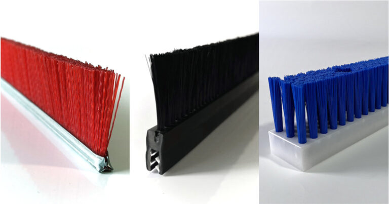 Metal channel, flexible and lath strip brush types